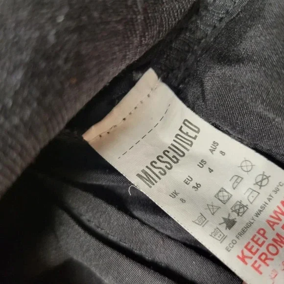 MISSGUIDED Denim  Distressed Skirt - Picture 5 of 5